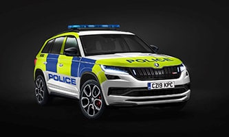 Skoda's expert conversion supports UK police forces