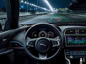 head up display Jaguar Land Rover