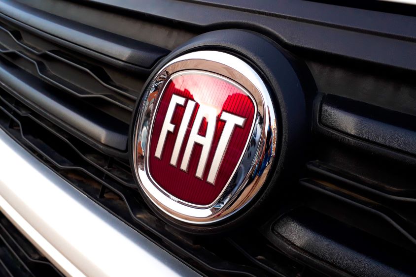 FIAT logo on vehicle