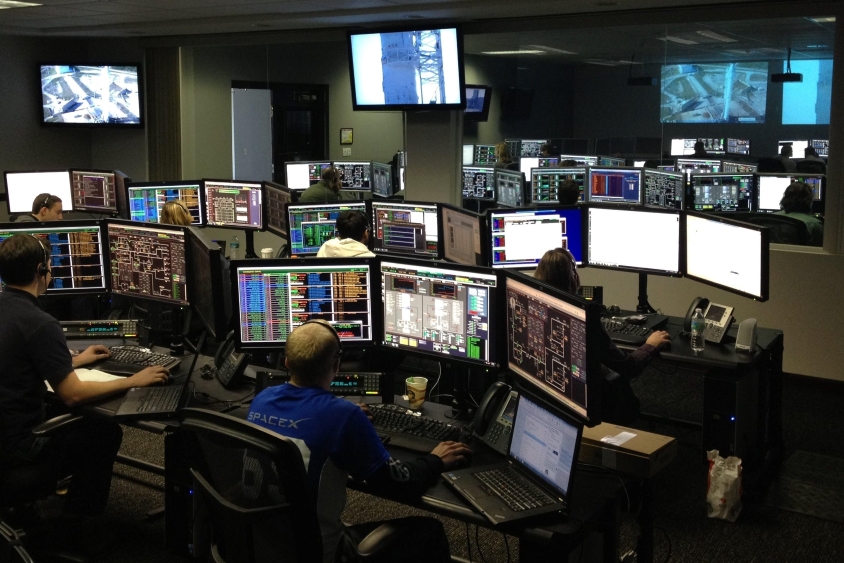 Security being monitored on multiple screens