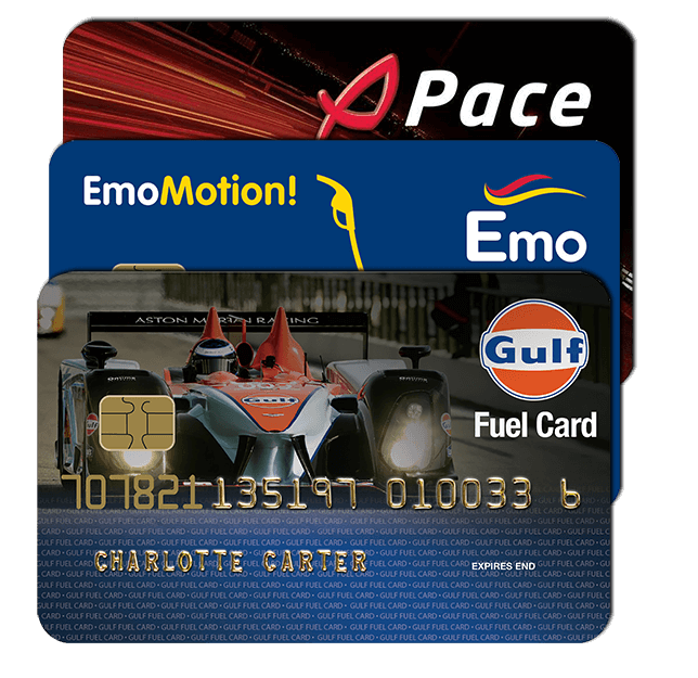 Gulf, Pace and Emo fuel cards