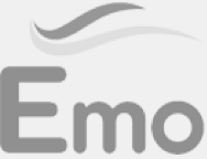 emo logo grey