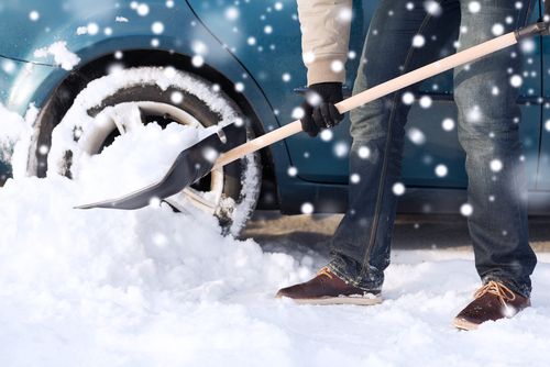 Driver preparing fleet for winter