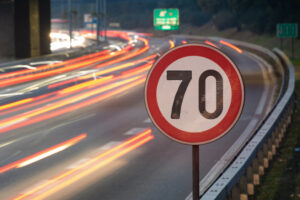 Long exposure cars and 70 speed limit
