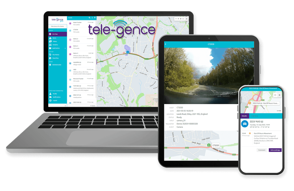 Tele-Gence vehicle and asset tracking